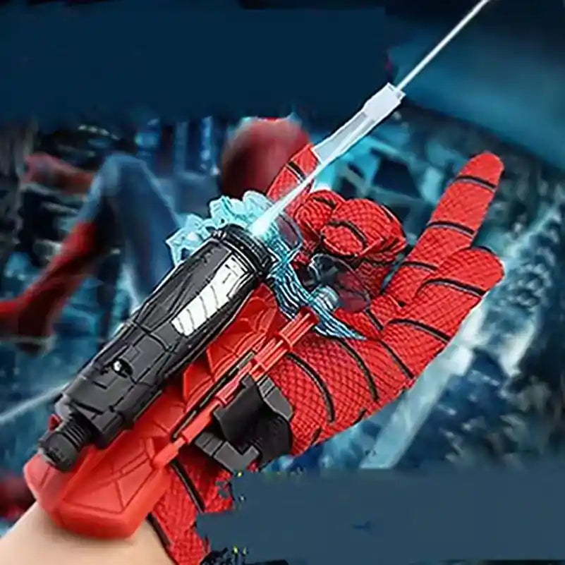 Lanceur de Toile Spider-Man avec Gant + 3 Cibles Lumineuses LED – Set Héros Complet