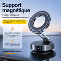 Support Téléphone Voiture Magnétique 360° – Ultra-Stable & Anti-Secousse