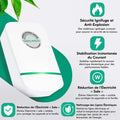 Boîtier Économiseur d'Énergie Intelligent LuxePower | Économisez jusqu'à 45% d'Électricité & Stabilisateur de Tension | Paiement à la Livraison