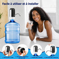 Pompe à Eau Électrique Rechargeable | Distributeur Automatique pour Bonbonne de 5 Gallons | Sans BPA & Haute Compatibilité | Livraison Gratuite