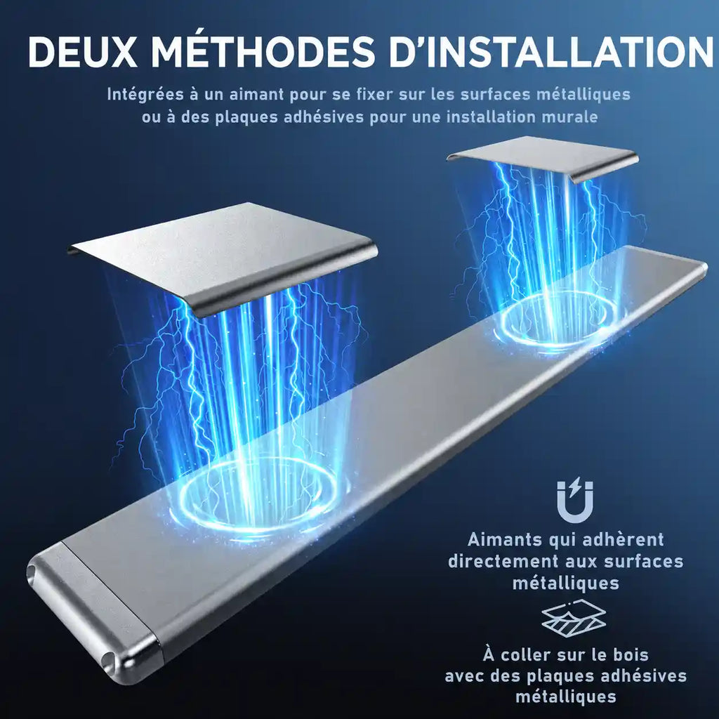 Réglette LED Intelligente Rechargeable | 3 Couleurs & 3 Niveaux de Luminosité (Détecteur de Mouvement)