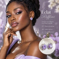 Boucles d'Oreilles « Rêve de Lavande » – Le Cristal Violet qui Fait Tourner Toutes les Têtes 💜